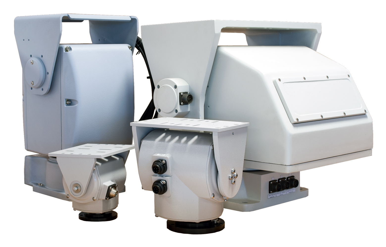 Pan/tilt units with advanced control and long range IP PTZ systems