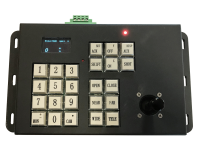 Pelco D keyboard with joystick and angle readout