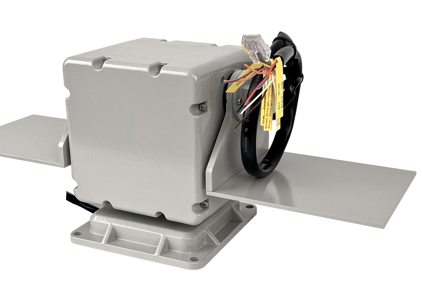 PT1003 small pan tilt positioner with advanced Pelco position control